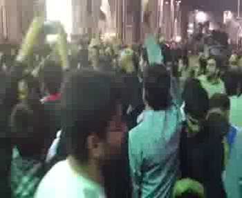 اغتشاش در سخنرانی ناطق نوری در حرم امام رضا (ع)