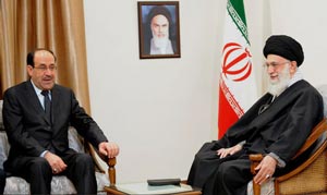 دیدار رهبری با مالکی دیدار رهبری با مالکی