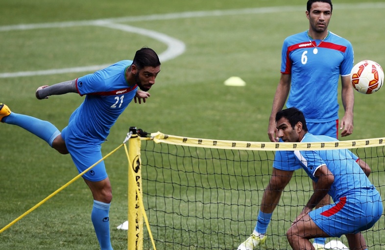 جذابترين صحنه هاي تمرين تيم ملي (عکس)