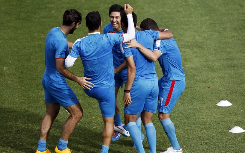 جذابترين صحنه هاي تمرين تيم ملي (عکس)