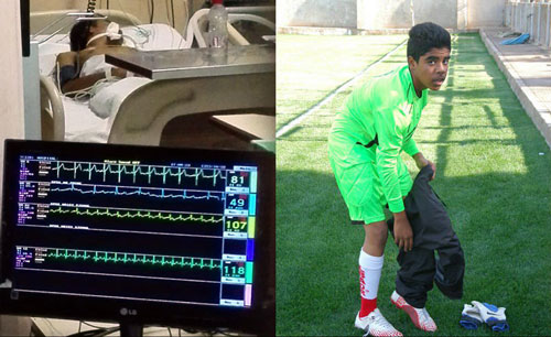 دروازه‌بان 14 ساله‌ای که پس از باخت تیمش به کما رفت!