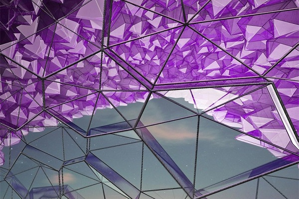 طراحی هتلی به شکل یاقوت بنفش+تصاویر