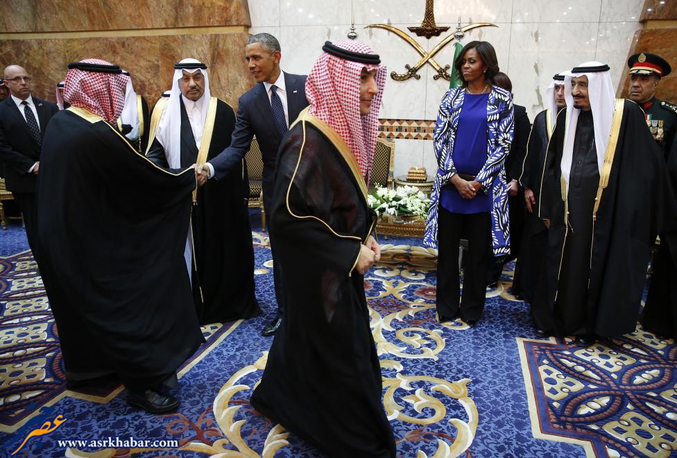 سفر اوباما به عربستان (عکس)