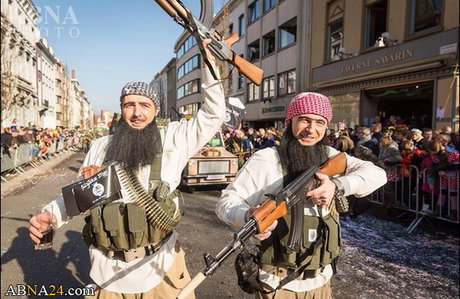داعشی‌های قلابی در بلژیک (+تصاویر)