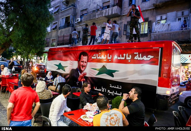 دمشق در آستانه انتخابات ریاست جمهوری (عکس)