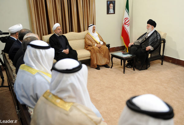 دیدار امیر کویت با رهبر انقلاب