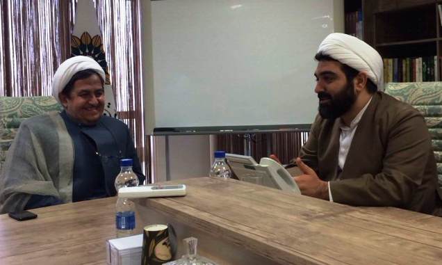 ديدار حجت الاسلام زم با شهاب مرادي (عكس)