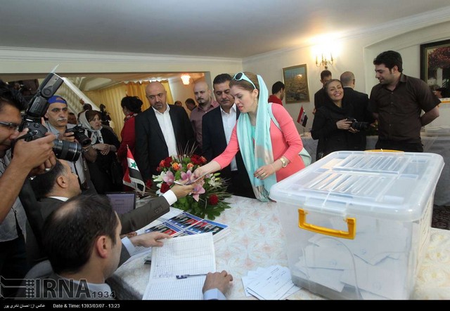 انتخابات سوریه در تهران (عکس)