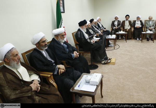 دیدار رئیس و مسئولان قوه قضائیه با رهبر انقلاب (عکس)