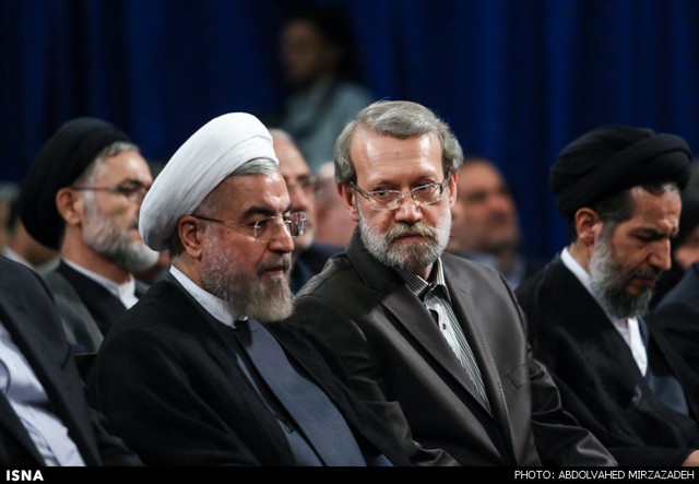 دیدار رییس و نمایندگان مجلس با روحانی (عکس)