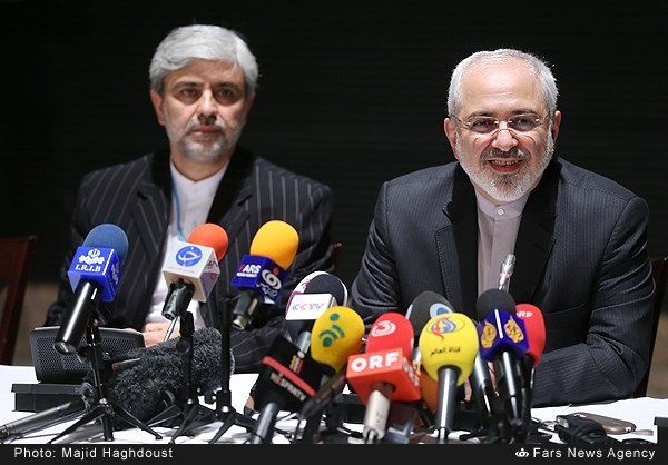 نشست خبری ظریف - وین (عکس)