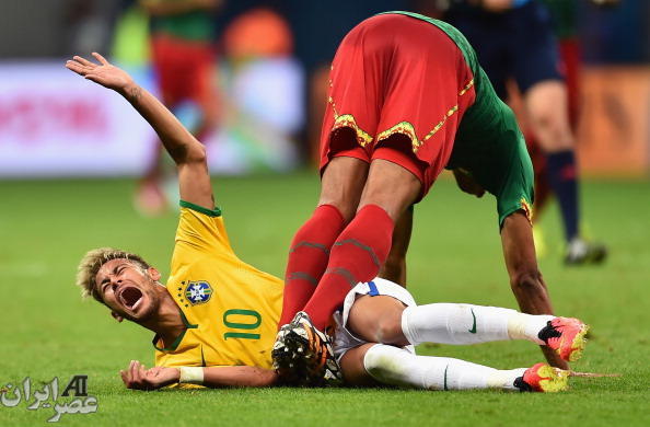 مسابقه برزیل و کامرون (عکس)