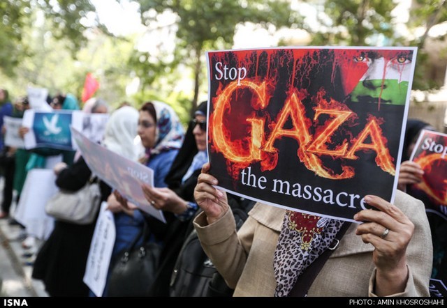 تجمع « مادران صلح ایران » مقابل دفتر سازمان ملل (عکس)