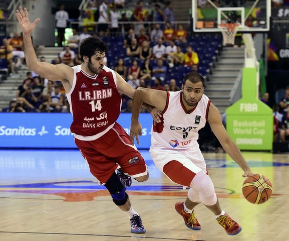 بازی ایران و مصر؛ جام جهانی بسکتبال (عکس)