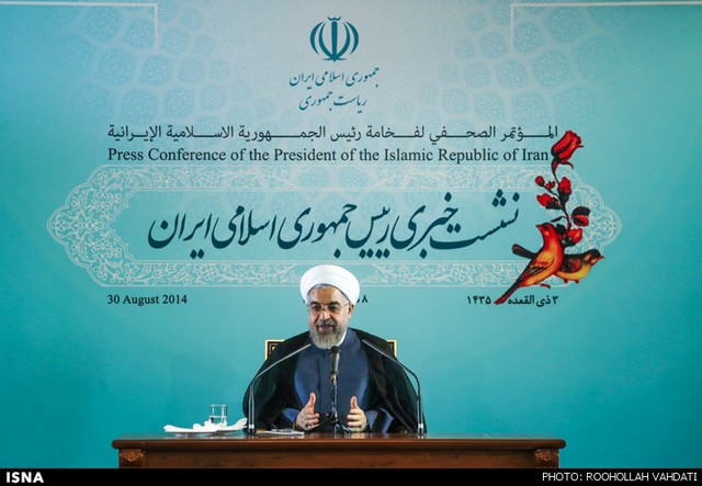 نشست خبری رییس جمهور (عکس)