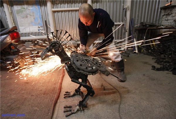 بازیافت متفاوت قطعات خودرو