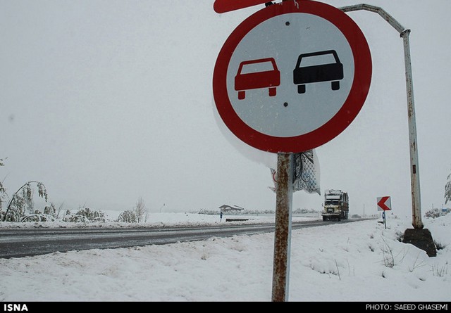 بارش برف در آذربایجان شرقی (عکس)