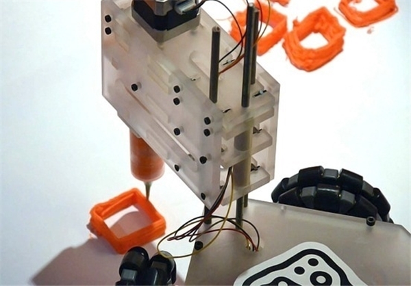 رباتی که قادر به چاپ سه بُعدی اشیاء است+تصاویر رباتی که قادر به چاپ سه بُعدی اشیاء است+تصاویر