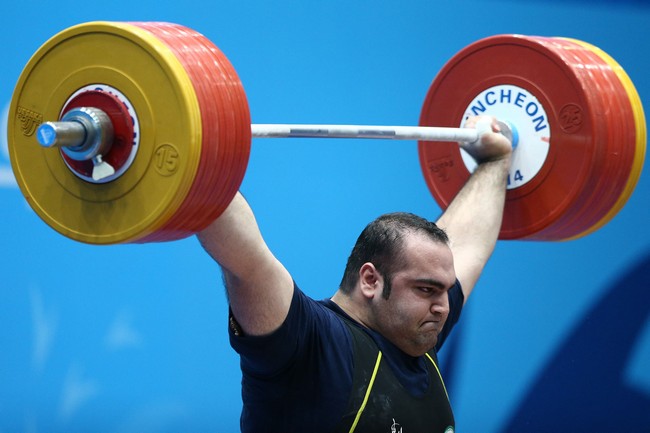 قهرمانی وزنه برداری بهدادسلیمی(گزارش تصویری)