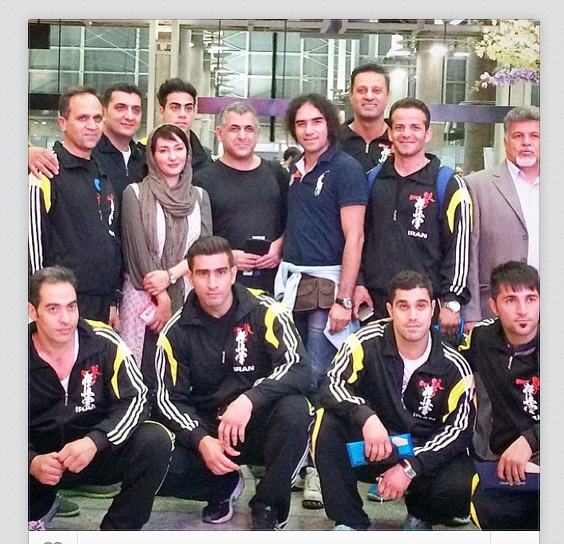 هانیه توسلی کارته کاها رابدرقه کرد+(عکس)