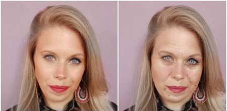 آنچه استرس بر سر صورت می‌آورد (+عکس)