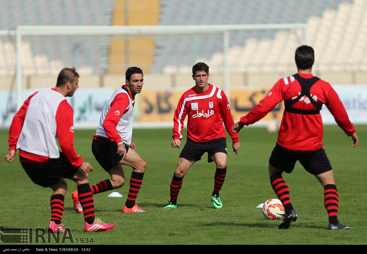 تمرین شنبه تیم ملی ( گزارش تصویری)