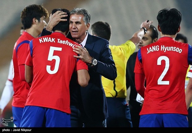 درگیری بازیکنان ایران و کره جنوبی(فیلم/عکس)