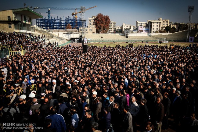 از احمدی مقدم تا دایی و مایلی کهن در مراسم تشییع مظلومی