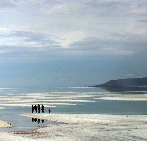 دریاچه ارومیه جان گرفت (عکس)