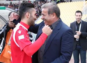 خوش و بش ويژه صادقيان با کاشفش (عکس)