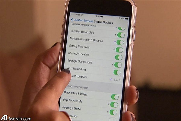 وقتی که گوشی هوشمند هر حرکت شما را ردیابی می کند