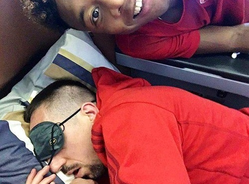 شوخی با ستاره خوش خواب بایرن(+عکس)