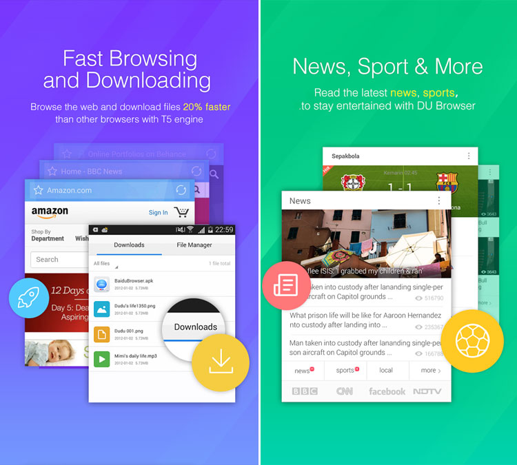 مرور صفحات وب در محیطی روان با Baidu Browser