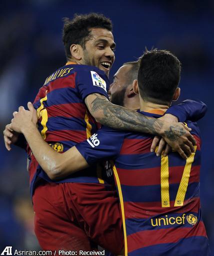 اسپانیول 0 - 2 بارسا / دوگل منیر برای صعود(+گزارش تصویری)