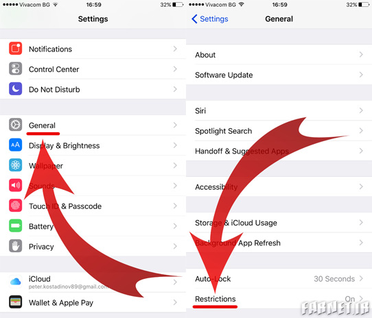 چگونه نصب و یا حذف برنامه‌ها را در iOS غیرفعال کنیم؟
