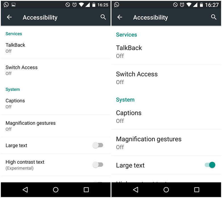 نحوه افزایش سایز متن در اسمارت‌فون‌های اندرویدی
