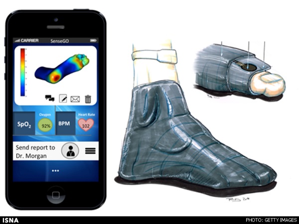 پیشگیری از قطع پا مبتلایان به دیابت با جوراب هوشمند