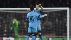 آرسنال 0 - 2 بارسلونا / خیال  شاگردان انریکه راحت شد(+عکس)