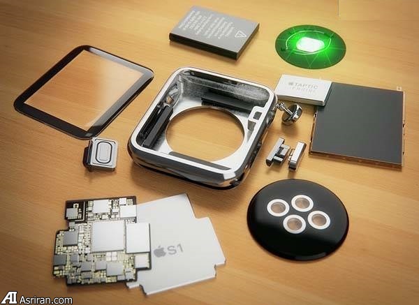 کالبد شکافی اپل واچ با رندر سه بعدی