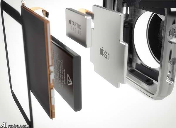 کالبد شکافی اپل واچ با رندر سه بعدی