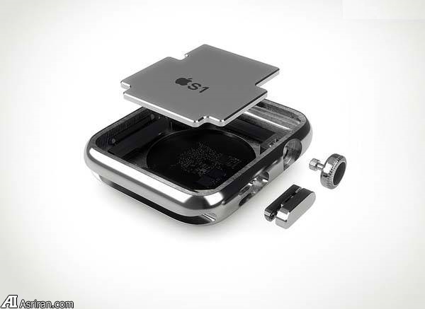 کالبد شکافی اپل واچ با رندر سه بعدی