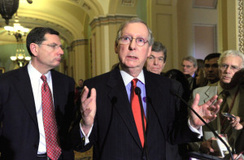 رهبر اکثریت سنا: زمان وقفه در مذاکرات است رهبر اکثریت سنا: زمان وقفه در مذاکرات است