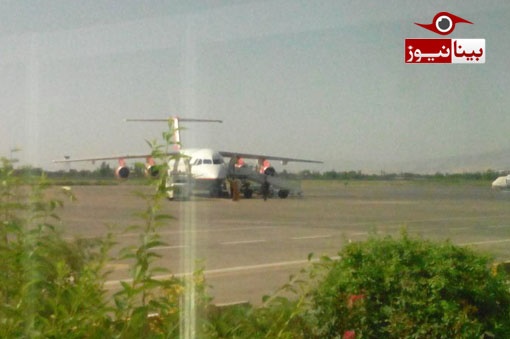 آتش سوزی در هواپیمای ارومیه-تهران