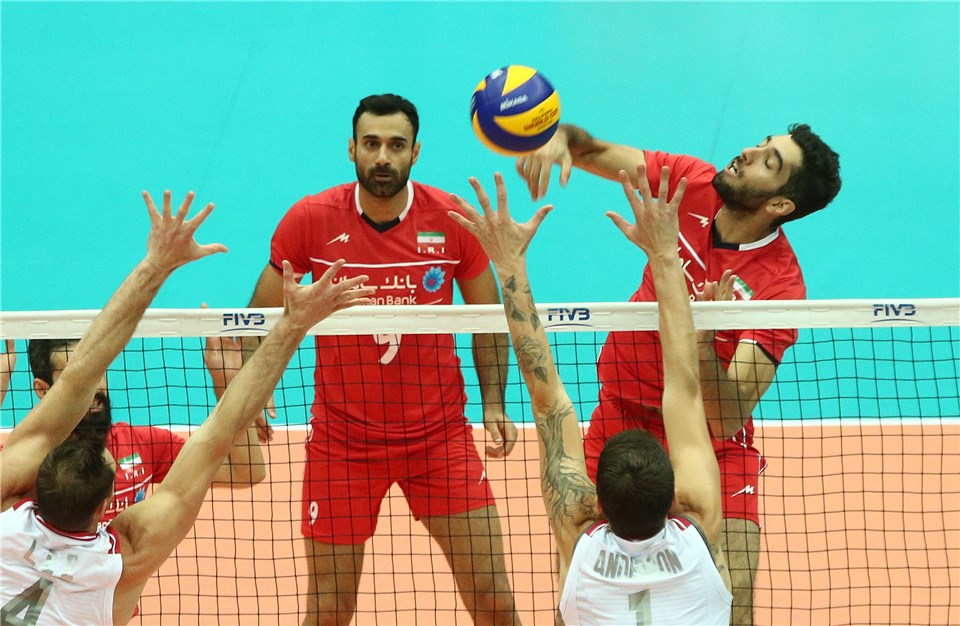 آمریکا 3 - 1 ایران / شکست تیم ملی والیبال  مقابل یانکی ها(+آنالیز/عکس)