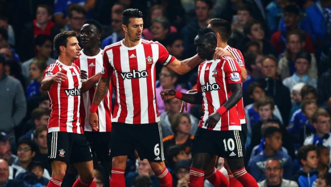 چلسی 1 - 3 ساوتهمپتون / تیم مورینیو شانزدهم جدول(+عکس/جدول)