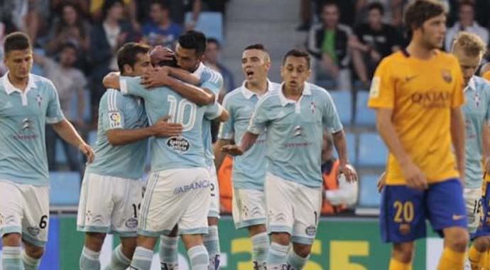 سلتاویگو 4 - 1 بارسلونا / شکست سنگین و سقوط بارسا(+گزارش تصویری)