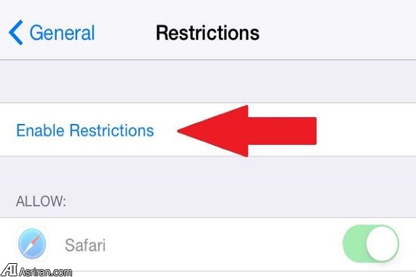 ضدکودک ساختن آیفون در چند گام ساده ضدکودک ساختن آیفون در چند گام ساده
