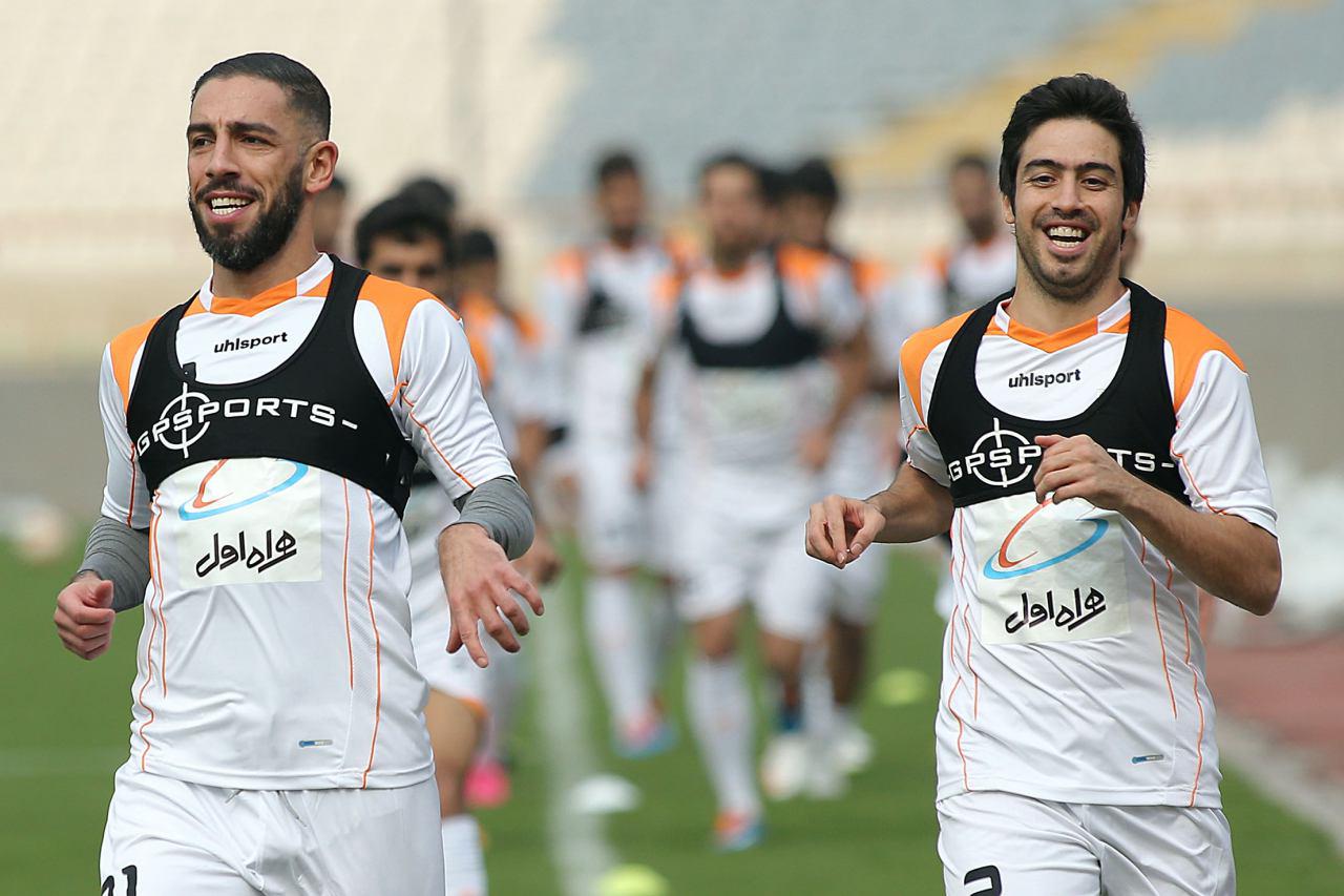 نشاط در تمرین تیم ملی (گزارش تصویری)