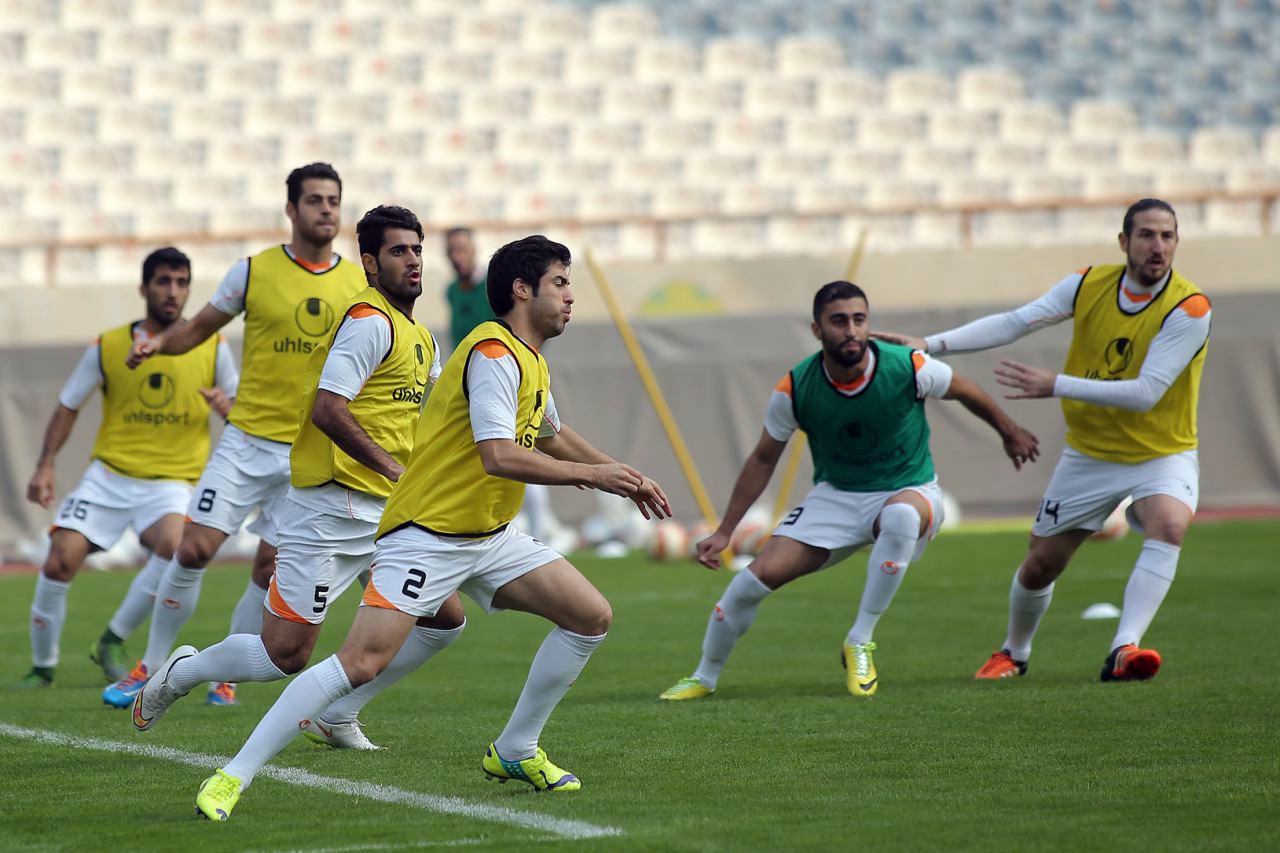 نشاط در تمرین تیم ملی (گزارش تصویری)