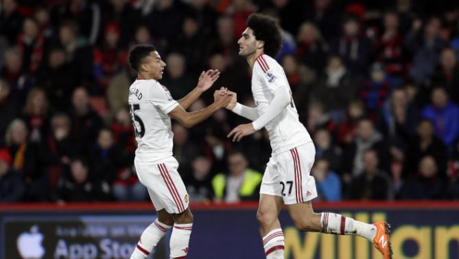 بورنموث 2-1 یونایتد/تیره روزی های فن خال(+عکس/جدول)